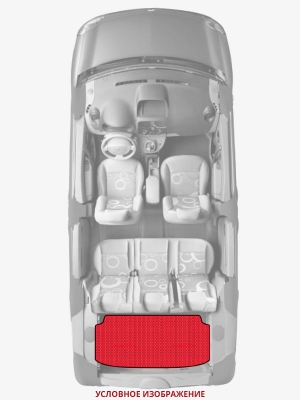 ЭВА коврики «Queen Lux» багажник для Mazda Bongo Friendee